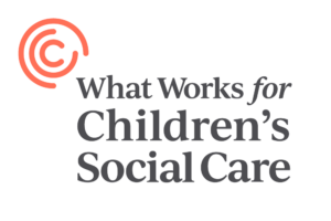 Logo What Works for Children's Social Care